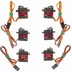MG90S Servo 2/5/10 Pcs All Metal Gear 9g SG90 Upgraded Version For Helicopter Plane Boat Car RC Robot 180 360 Degree