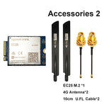 Quectel EC25 M.2 LTE Cat 4 Module with SIM Card Slot EC25-A EC25-E EC25-J EC25-AU EC25-AUX EC25-EUX EC25-AF AFX with Antenna