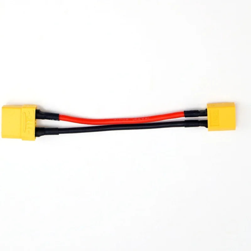 1/2/5 pcs Male XT90 To Female XT60 Battery Adapter 14awg RC Battery Charging Cable Suitable for ISDT Type Chargers