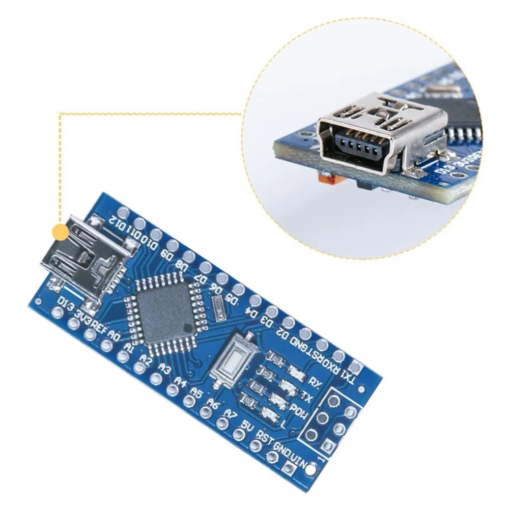 ELEGOO Nano Board CH340/ATmega328P Without USB Cable, Compatible with Arduino® (Nano X 3 Without Cable)