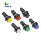 PBS-11A 12mm self-locking Plastic Push Button Switch Latching Switchs 1A 250V AC 2PIN PBS-11B
