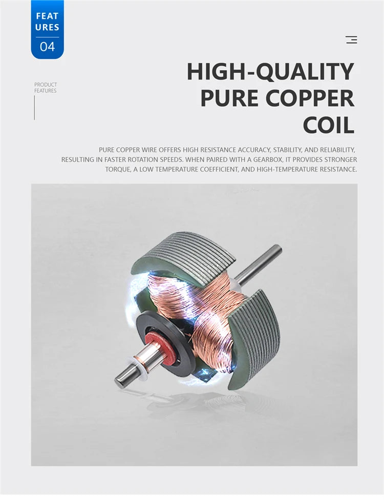 JGB37-520 Hall Encoder DC Geared Motor, 6V/12V, Reversible, High Torque 21KG.CM, All-metal Geared DC Motor With Hall Encoder.