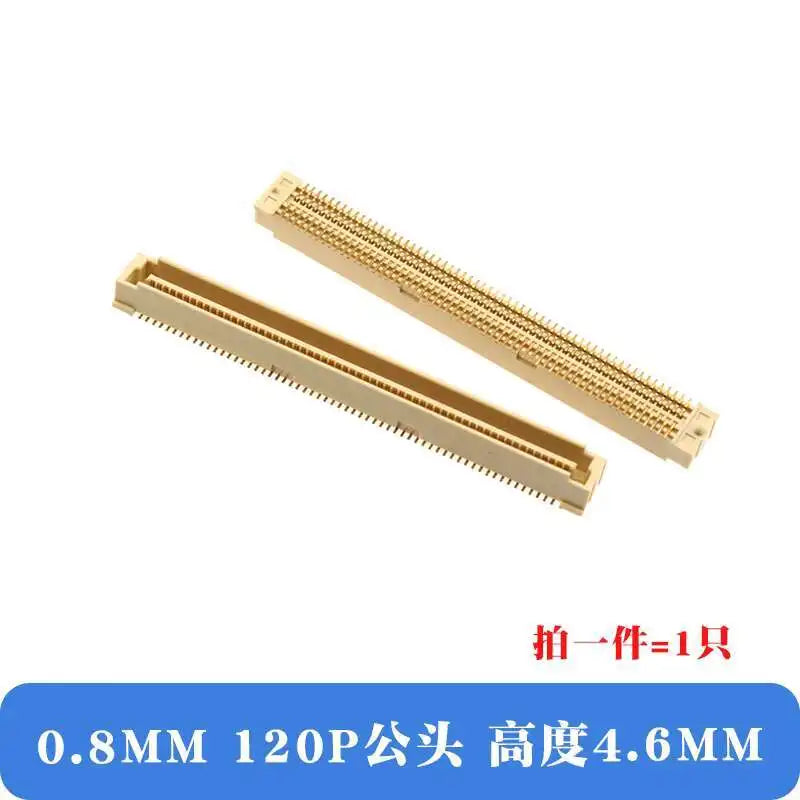 1pcs Board-To-Board Connector BTB Pitch 0.8Mm Dual Row SMD 40P/60/80/100P/120P/140P