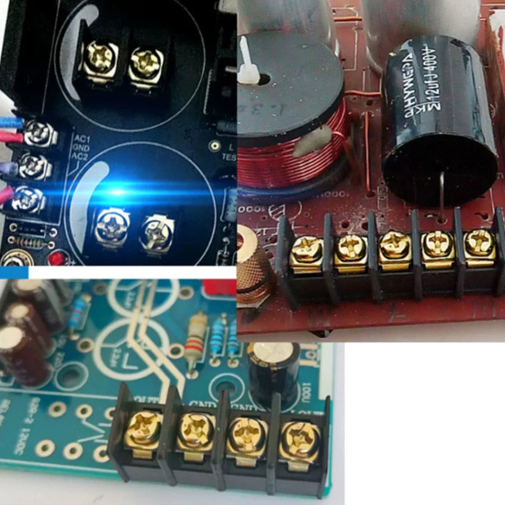 10Pcs KF1000 Barrier Terminal Block Pitch 10mm 2P/3P/4P PCB Mount Screw Terminal Connector 300V 25A for PCB Wiring