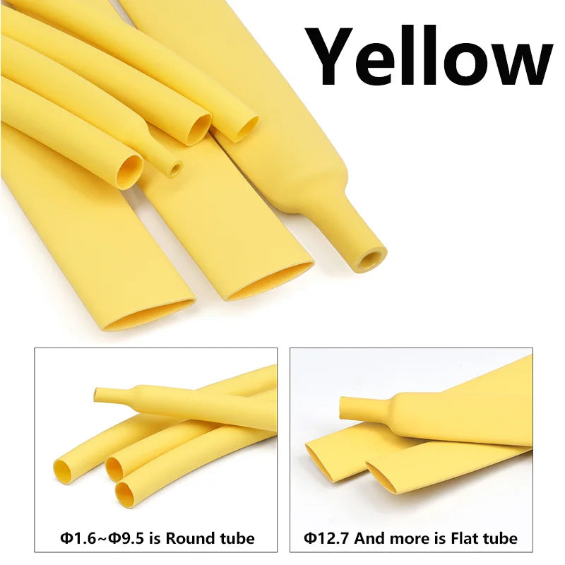 5Meters 3:1 Heat Shrink Tube With Glue Colorful 1.6-50mm Dual Wall Adhesive Lined Polyolefin Shrinkin ﻿Wrap Cable Protect Sleeve