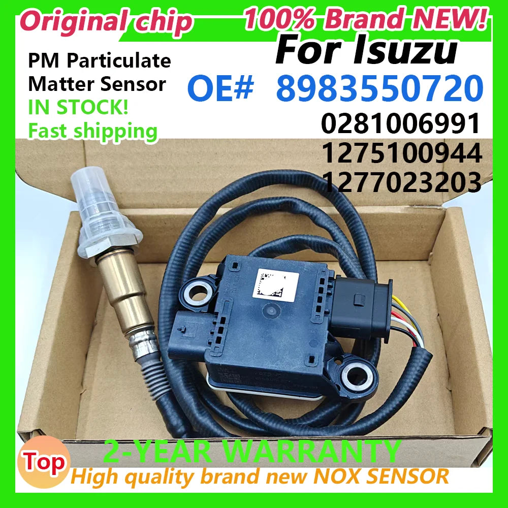 8983550720 1275100944 New Particulate Matter Sensor PM Sensor For Isuzu D-MAX 89835-50720 0281006991 1277023203 0281007890