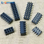 20pcs 1.27mm Low Short Profile Double Row SMD PH1.0mm Male, Female Header PH2.0 2x4/5/6/7/8/10/12/32/50P Thin PCB Pin Header