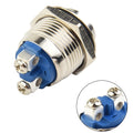 12V 16mm Metal Waterproof Push Button Momentary On Off Horn Switch Start Brass Durable And Practical Button Switch Hot Sale