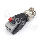 BNC male to extruded terminal connector Q9 50ohm surveillance video connector Press-type terminal adapter