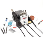 2 in 1 Soldering Station 8586  Digital Display SMD Rework Hot Air Gun Solder Iron 220V ESD Welding Desoldering Repair Tools