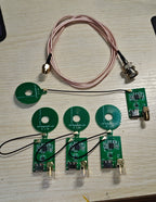High-frequency Rogowski Coil Current Probe, Current Range +-10A, Noise Floor 60mA
