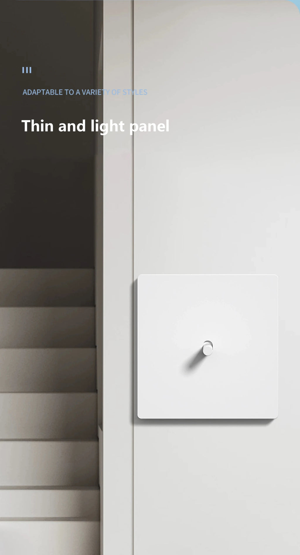 Toggle switch White stainless steel panel retro wall lamp switch AC110-250V 1 2 3 4 Gang 2 Way16A Universal wall light switch
