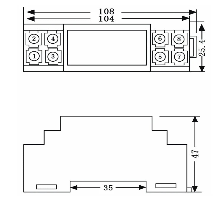 BST-I AC Current Transducer 0-1A 5A 10A to 4-20mA 0-10V Output Voltage Signal Converter