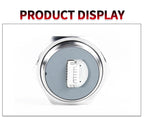 16/19/22/25/30mm With wires Short Stroke Waterproof Metal Push Button Switch 1NO Momentary Self Reset Power Led Light 12-24V/5V