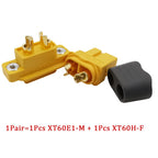 XT60E XT60H RC Lipo Battery Male Female Bullet Connectors with Sheath Housing XT60E1-M Power Plug XT60H-F Jack RC Drone Adapter