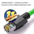 M12 8Pin to RJ45 Aviation Drag Chain Line 4pin A/D/X-code Double Shielded High Flexible Network Cable Industry Camera Connector