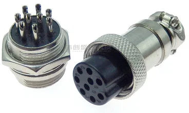 GX16 Aviation Circular Connector 2Pin3pin4pin 5pin6pin7pin8pin9pin10pin Male & Female Diameter 16mm L73 RS765 DF16 M16