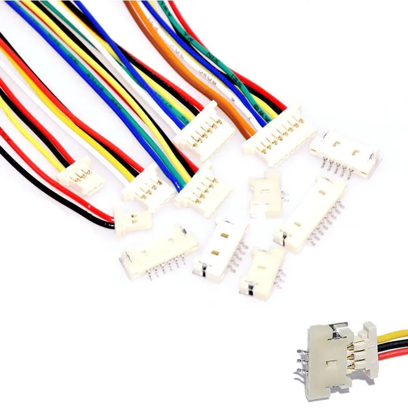 10PCS 51146 1.25mm Ultra-thin Terminal Wire 15cm A1254 MOLEX SMD Horizontal Housing Holder LCD Connector 2p 3p 4p 5p 6p MX1.25