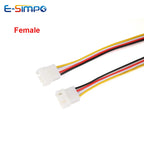 10pcs/5pairs XH2.54mm 0.1" Pitch Wire Terminal Cable Connector 2/3P/4P/5P/6/7/8/9/10/12Pin 10/20/30cm Male Female Plug Socket
