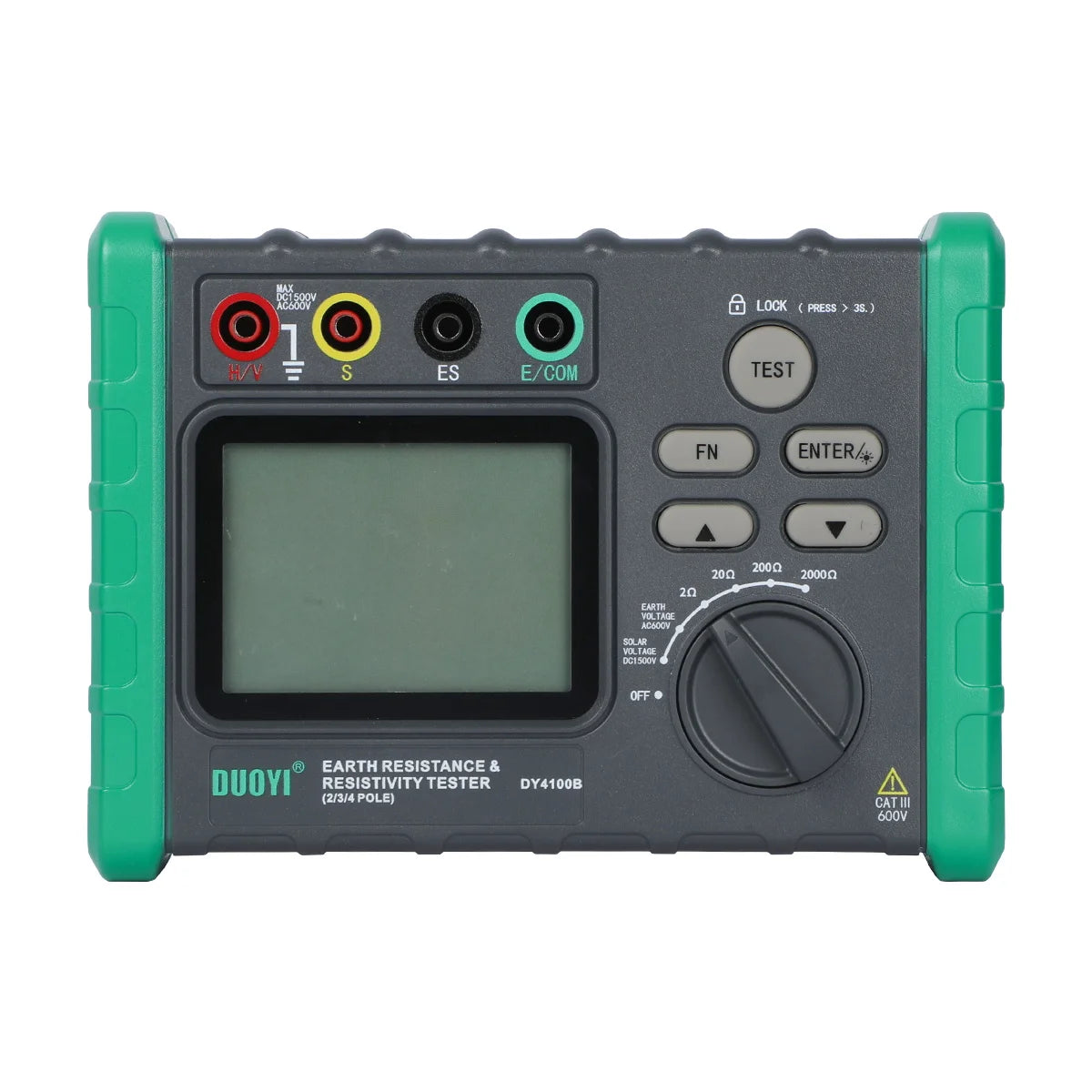 Duoyi 4100A Digital Ground Resistance Test Lightning Protection Detection Measuring Instrument Rocker Ground Resistance Tester