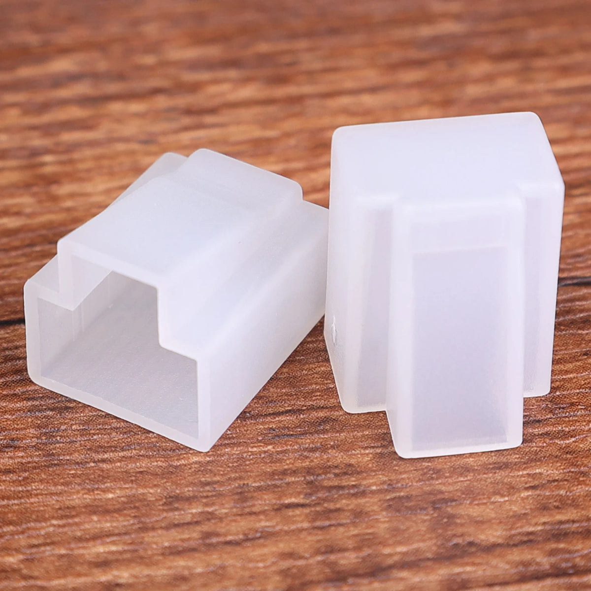 10-100PCS RJ45 Connectors Dust Cover Ethernet Cable Protective Case Cap for RJ45 Pass Through Connector Network Cat6 Cat7