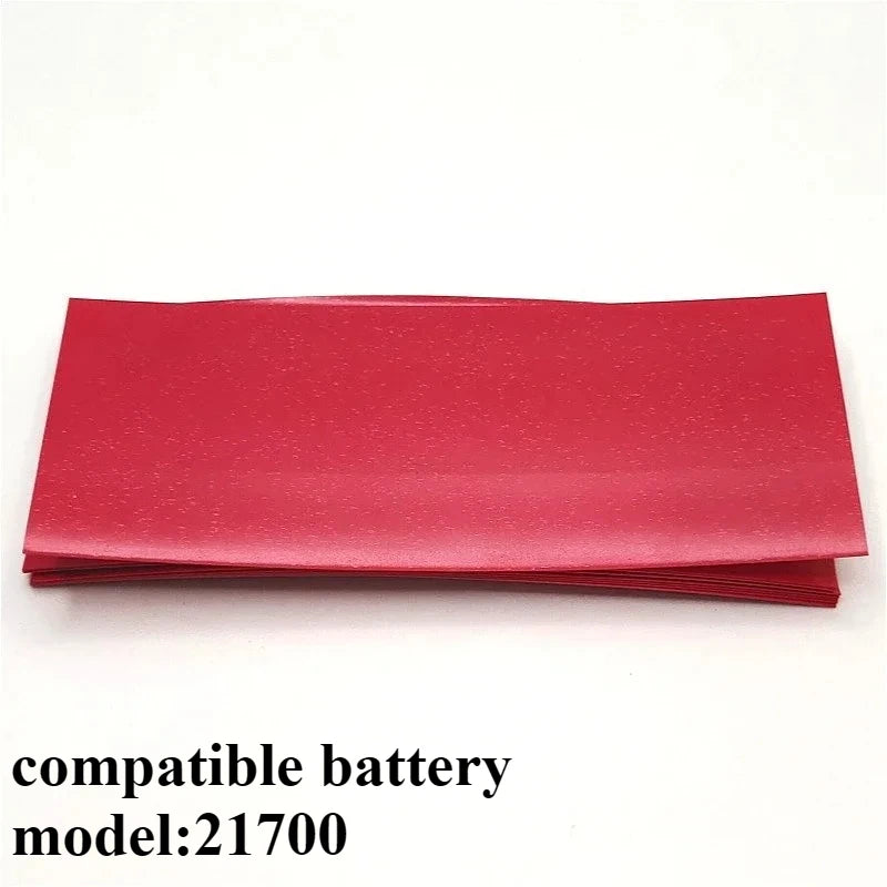 21700 Lithium Battery PVC Heat Shrinkable Film Battery Skin Heat Shrinkable Sleeve 10pcs/bag