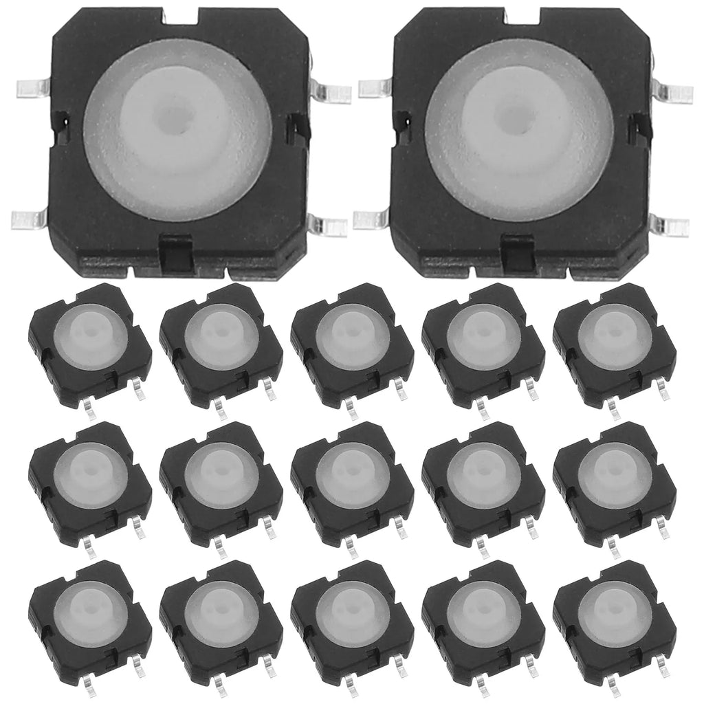20Pcs Waterproof Tactile Push Button Switch Silicone Momentary Panel Mount Micro Smd Surface Mount for Automotive Electronics