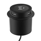 Fast Wireless Charger Pop-up Desktop Embedded Fast Wireless Charger With USB Port 30W Universal For Iphone Xiaomi Smartphone
