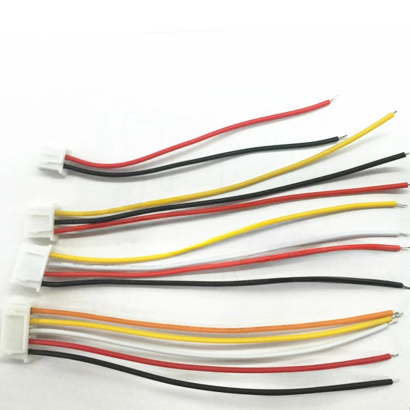 JST XH2.54 Electronic Wire Single Head Tin Plated Connecting Wire 10cm/15cm/20cm/30CM XH 2.54mm Pitch Cable 2/3/4/5/6/7/8/9/10P