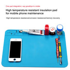 Silicone Soldering Mat ESD Thermal Heat Insulation Working Pad S-160 TE-509/502/508/610 LW-M3/M4 PC Phone Maintenance Cushion
