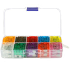 100Pcs Standard Blade Fuses Kit,Car Fuses Assortment Kit 5A/ 7.5A/ 10A/ 15A/ 20A/ 25A/ 30A/ 35A/ 40A/ 50A for Car/RV/Truck/Motor