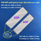 1PCS AWM 20706/20861 Flexible Flat Cable, Gold-Plated FFC FPC 0.5mm Pitch 40-96Pin 105C 60V VW-1 Ribbon Cable