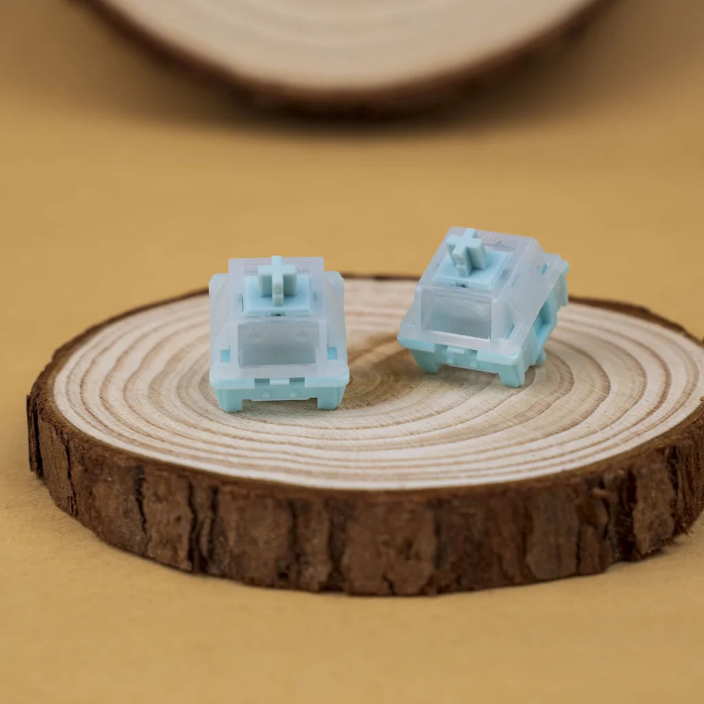 HMX Blue Star Silent Switch Tactile 5 Pins Mechanical Keyboard Accessories RGB POM PC PA66 Mute Swith Factory lubed for Hot Swap