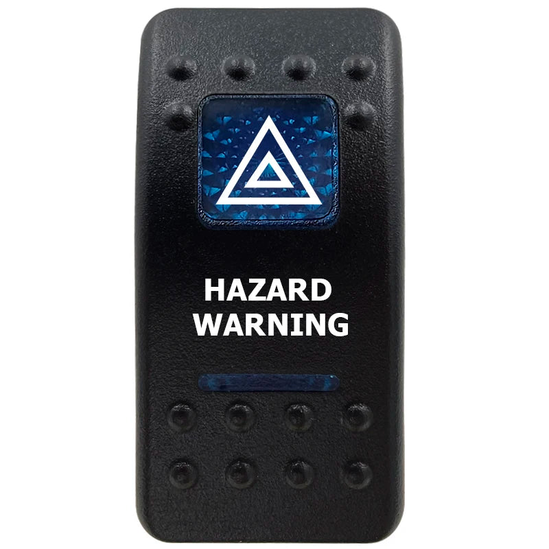 12V Marine Grade Rocker Switch SPST/ON OFF, DPDT/(ON) OFF (ON) Blue Led Light Bar for Carling ARB NARVA Replace Waterproof IP66