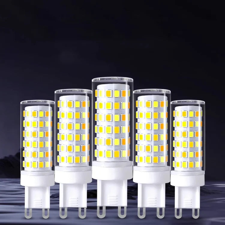 10pcs Super Bright G9 LED Lamp AC220V 7W 9W 12W 15W Ceramic SMD2835 Led Bulb Warm/Cool White Spotlight Replace Halogen Light