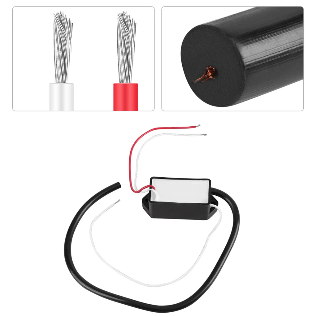 3.6/4.8/6/12V Pulse Coil Module, DC3.6V/4.8V/6V/12V High Voltage Pulse Generator DC 3kV-11kV Super Electric Arc Module