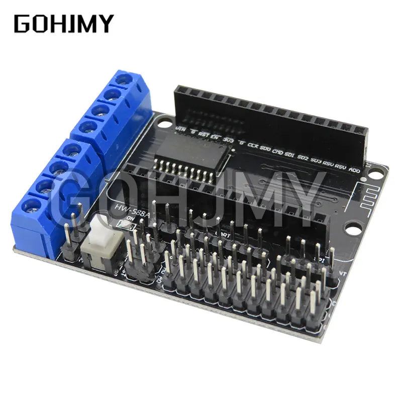Node MCU Development Kit V3 CP2102 NodeMCU+Motor Shield Wifi Esp8266 Esp-12e diy rc toy remote control Lua IoT smart car L293D
