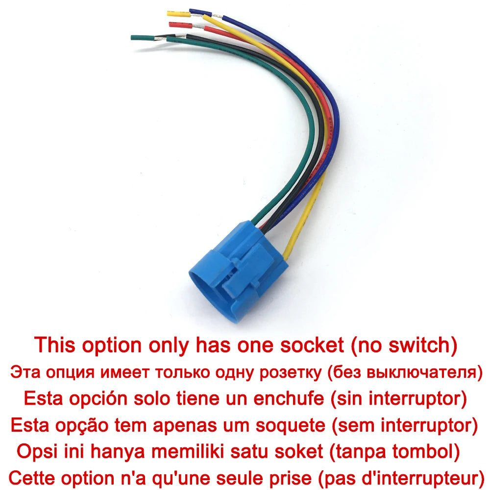 16/19/22mm Two Color Waterproof Metal Push Button Switch LED Light Momentary Latching Car Engine Switch 5V 12V 24V 220V Red Blue