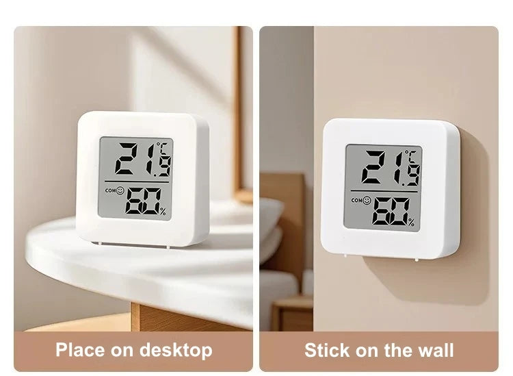 1/2/3/5PCS Mini LCD Digital Thermometer Hygrometer Indoor Room Temperature Humidity Meter Sensor Gauge Weather Station Set