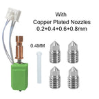 Full Metal Hotend For kobra s1 hotend upgraded 200k Thermistor 2.0 Version Hotend For Kobra S1/S1 Combo 0.2/0.25/0.4/0.6/0.8mm