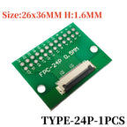 FPC FFC Flexible Cable Adapter Board 0.5mm Pitch Connector SMT to 2.54mm 4P/6P/8P/10P/12P/14P/15P/16P/18P/20P/22P/24P/26P/30P