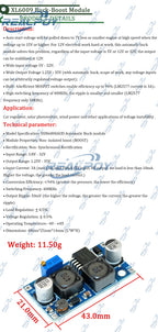 XL6009 4A Boost Converter Step Up Adjustable 15W 5-32V to 5-50V DC-DC Power Supply Module High Performance Low Ripple