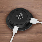 QI 3 in 1 Wireless Charger Built in Type-C USB Ports Desktop Embedded Charging Station for iPhone 13 Xiaomi Airpods Mobile Phone