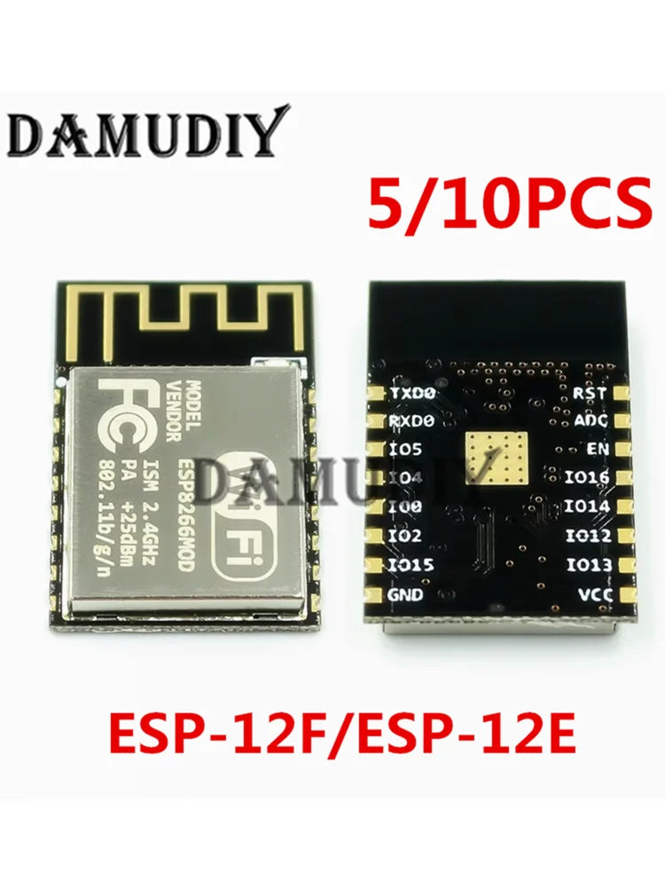 1-10pcs ESP8266 ESP-12F ESP-12E WiFi Serial Module Microcontroller 802.11N Wireless Transceiver Remote Port Network Module New