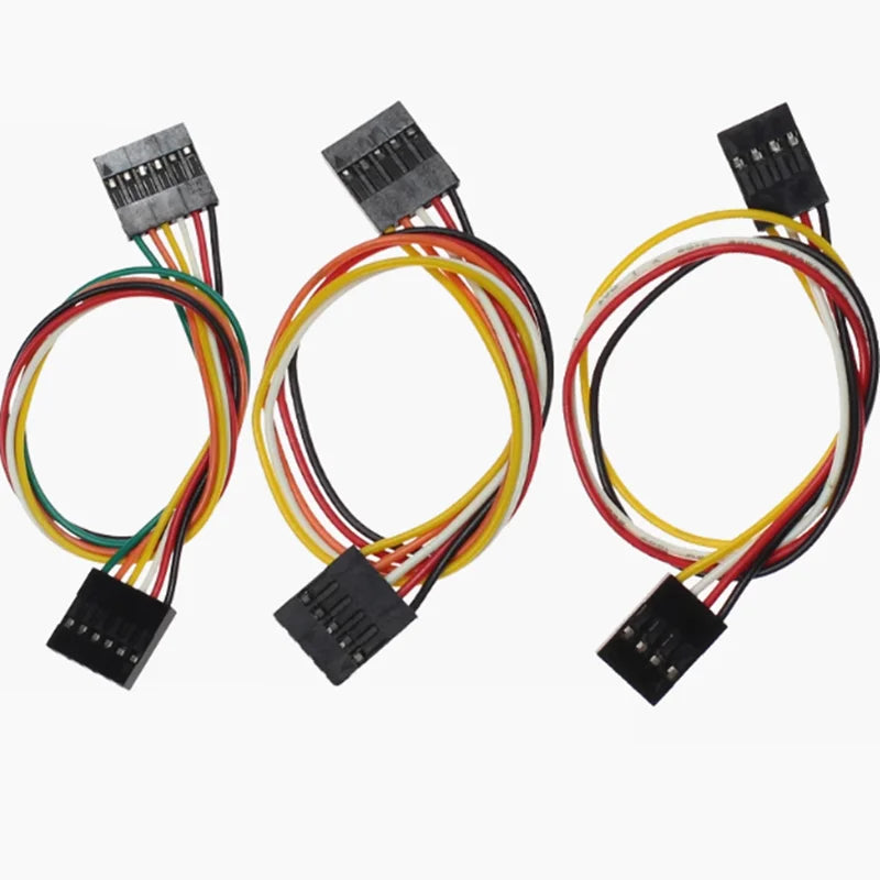 10pcs 2.54MM Dupont Wire Line Female To Female 1P 2P 3P 4P 5P 6P 7P 8P 9P 10P Dupont Cable Connector Jumper Cable Wire For PCB
