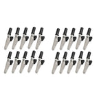 10 Pieces Alligator Clips Test Clips, Electronic Product Test Clips With Screws And Solder Ports, Metal Electrician Wire Clips