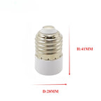 2pcs E27-E14 Lamp Holder Converter E14 Bulb Socket Adapter Fireproof Material Screw Mouth Lamp Socket Changer