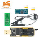 1PCS CH341A 24 25 Series EEPROM Flash BIOS USB Programmer Module + SOIC8 SOP8 Test Clip For EEPROM 93CXX / 25CXX / 24CXX