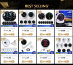 6 Gauge Set 85mm GPS Speedometer Tachometer 52mm Water Temp Fuel Voltmeter Oil Pressure Meter With 1/8 NPT Sensor For Boat Car
