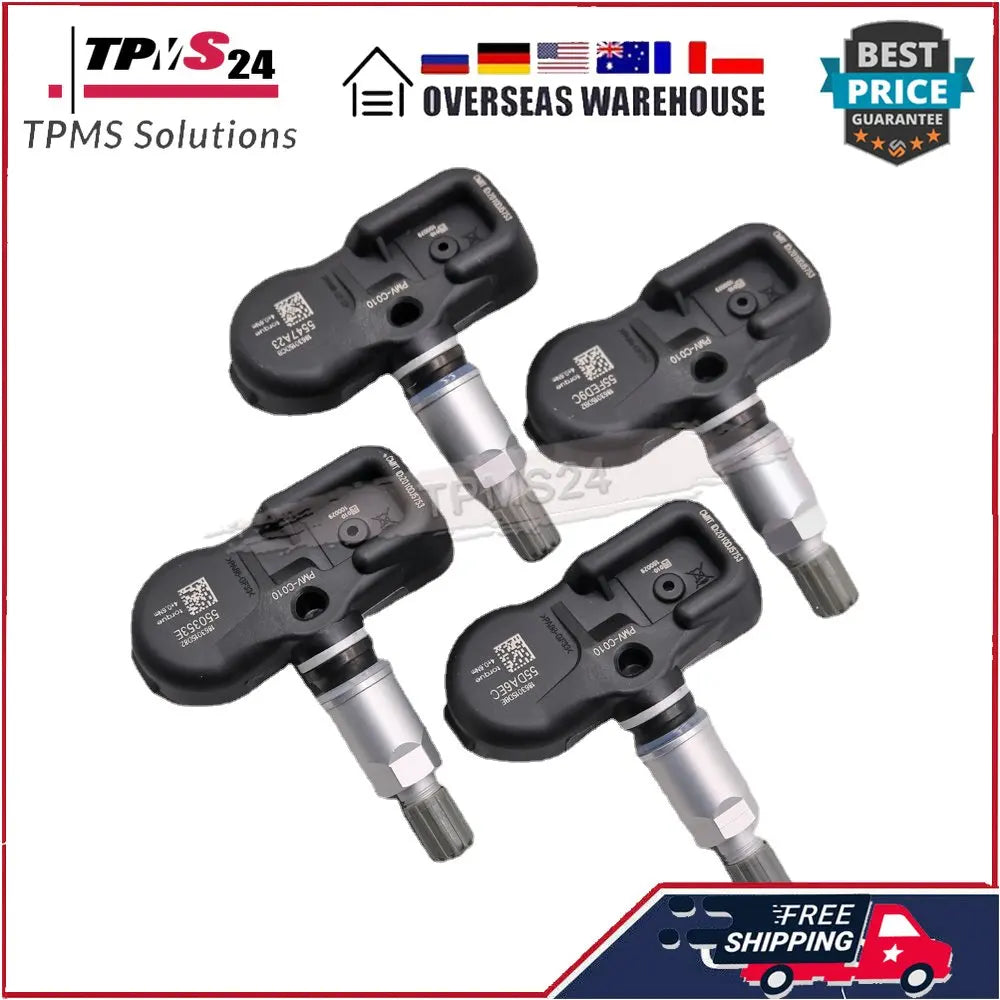 4PCS For Lexus GS NX LS RC Scion iM Toyota Camry Corolla Highlander Mirai Prius C RAV4 315MHz PMV-C010 42607-30040 TPMS SENSOR